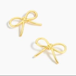 J.Crew Bow Stud GOLD Earrings